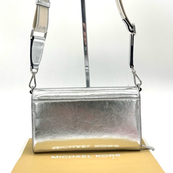 Michael Kors Large Zip Around Wallet Crossbody Bag - Picture 3 of 10